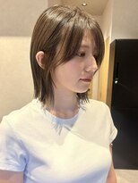 コンフィー(comfy)&nbsp;【mimura】切りっぱなしボブ　アッシュ　外はねボブ　草加　谷塚