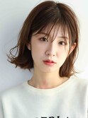 無造作外ハネショート　　　　　　学芸大学