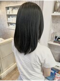 福山美容室carry ブリーチなしオリーブグレージュ透明感20代