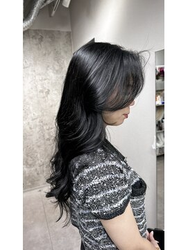 ヨペ(yeope) 【形状記憶コテ巻き風パーマ】艶髪ヘア/レイヤーカット