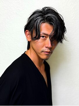 バース 梅田中崎町店(BIRTH) イケオジ白髪ぼかしハイライト