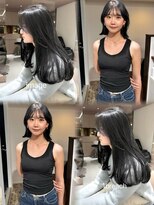 メゾン 心斎橋店(Maison)&nbsp;暗髪でも透明感アップ！シアーグレー