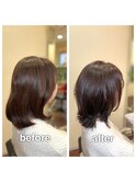 カット＋ハーバルカラー＋艶髪トリートメント