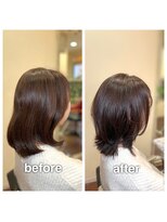 アウラ(aura)&nbsp;カット＋ハーバルカラー＋艶髪トリートメント
