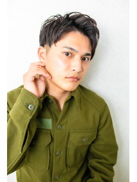 ログ 高松木太店(Log) メンズショート アップバング