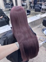 ペレ 栄店(PELE) ホワイトグレージュ/デジタルパーマ/チェリーブラウン/栄