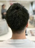 宇都宮メンズカットツーブロックスパイキーショートフェード