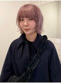 ピンクベージュ/ペールピンク