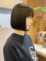 ロンド ボーイ 表参道(Lond BOY)&nbsp;タッセルボブ/暗髪/艶髪/縮毛矯正/地毛風ストレート/顔周り/原宿