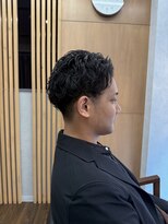 ヘアースペースブルーム プリュス 石橋店(HAIR SPACE BLOOM plus)&nbsp;石橋阪大前/メンズパーマ/ニュアンスパーマ/ツーブロショート