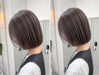 ビアンコドゥーエ(bianco due)の写真/白髪ぼかしハイライトで暗くなりすぎず、明るくなじませる！上品な大人女性へ♪