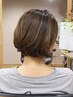 白髪染め+似合わせカット