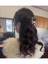 ユアサ(YUASA)&nbsp;結婚式お呼ばれヘア