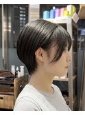 大人ショート/ショートヘア/ショートカット/白髪ぼかし