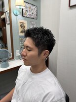 フォーコーナーズカットショップフェイビーズ 名古屋西(FourCornersCutShop favey's)&nbsp;メンズショート 90sスタイル ブラッド・ピット