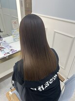 ニューヨークニューヨーク なんば道頓堀店(NYNY)&nbsp;艶髪ベージュ×ストレートロング