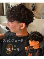 一鳳庵&nbsp;スキンフェード×強パーマ