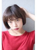 【&- hair/鈴木孝治】大人シンプルボブ 西葛西