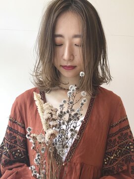 ルーイ(LOUIE) ワンレンロブ×ニュアンスハイライト