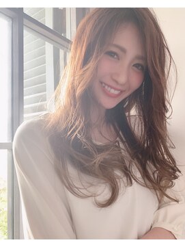 ソワン ド ブランシュ ライフ 八戸ノ里店(Soin de Blanche LIFE) 大人ガーリーヘアスタイル×ブラウンベージュカラー◎30代40代