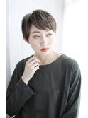ウェット束感ショート