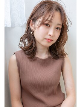 リジェール 金山店 センターパート×ミディアムレイヤー