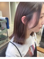ヘアーアンドメイク ニッキ(hair&make nikki) 縮毛矯正だけどナチュラル外ハネロブ