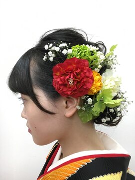 ルホート Ruhoto 成人式 振袖 ヘアセット