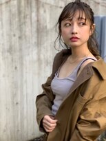 オースティン 流山おおたかの森(AUSTIN) 大人かわいい前髪セシルカットココアブラウンフリンジウェーブ