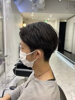 ＠shino_ne197/メンズカット/束感ショート/ハンサムショート