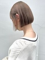 ヒート バイ アンカットラウンジ 渋谷(HEAT by UNCUT&LOUNGE)&nbsp;ダブルカラー/ミニボブ/ケアブリーチ/ミルクティーカラー