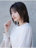 前髪あり内巻きボブ20代30代40代【AIN.表参道】川原大地