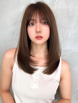 マシェリー バイ ロンド 金山(Ma cherie by Lond) ブリーチなしグレージュ×エアリーロング×レイヤーカット