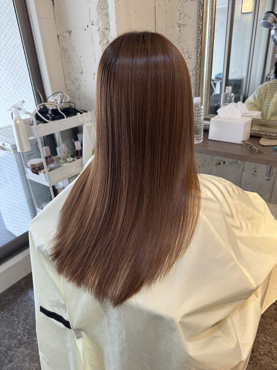 艶髪ストレートパーマ×バイカルテ5ステップトリートメント