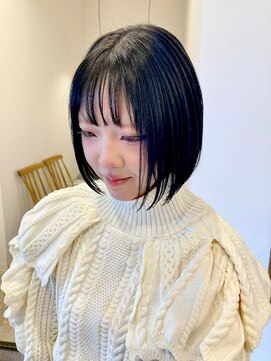 ラヴィズム 長岡店(LUVISM) ブルーブラックダブルカラーブリーチ長岡/新潟/宮関