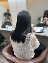 アンダーバーホワイト 広島 本通店(_WHITE)&nbsp;髪質改善カラー×ブルーブラック