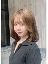 オーガニック アトリエ 大宮(organic+atelier)&nbsp;10代20代30代大人かわいい韓国風ミルクティーベージュ韓国ヘア