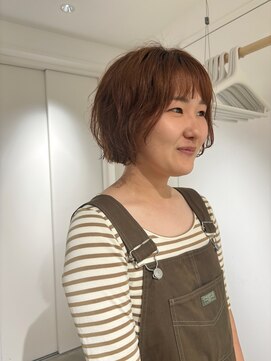 エンドリンク(endlink) 顔まわりレイヤー×ぱつっとボブ
