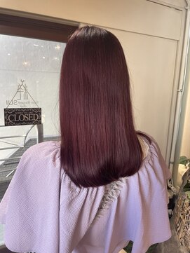 ヘアリゾート粋 ドゥオ 新宿南口店(dua) 《イルミナカラー》《ダークチェリーブラウン》圧倒的ツヤ感！