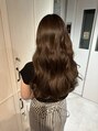 パルーザトーキョー(Palooza Tokyo) うる艶ココアブラウン×巻き髪仕上げで大人っぽい印象に…。