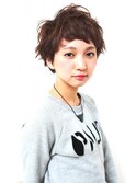 ヌーディーカラーのジェンダーレスショート！