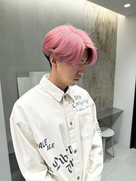 ソル 栄矢場町(SOL) ピンクカラー/ピンクベージュ/メンズブリーチ