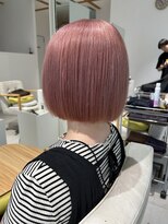 コト 福井大和田店(coto)&nbsp;福井大和田ピンクラベンダーボブカットブリーチカラー