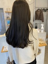 シェル 津山の手店(shel)&nbsp;30代40代◎アッシュブラウン×大人レイヤー×小顔カット