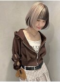 くびれヘア/アプリコットオレンジ/夏のヘアアレンジ/梅田