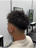 フェードメンズ刈り上げバーバースタイルスキンフェード短髪