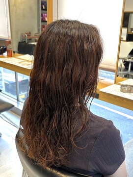 エリマ 調布(elima) 調布レディースデジタルパーマ髪質改善トリートメント前髪カット