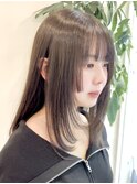 小顔可愛いレイヤーカット×アッシュカラー20代30代40代