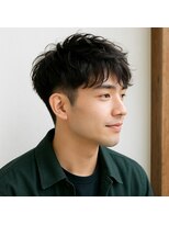 スープレックス ヘアーデザイン(SOUPREX HAIR DESIGN) 大人メンズツーブロックくせ毛風ショート 20代 30代 40代 50代
