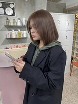 ペレ アネックス 大阪梅田茶屋町店(PELE ANNEX) くびれヘア/アプリコットオレンジ/ハイライトカラー/梅田